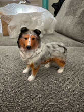 Load image into Gallery viewer, Blue Merle Collie Dog Figurine *coming soon*
