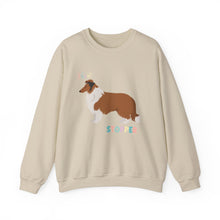 Load image into Gallery viewer, Collie Dog Show Stopper Unisex Heavy Blend Crewneck Sweatshirt,Dog Mom Gift
