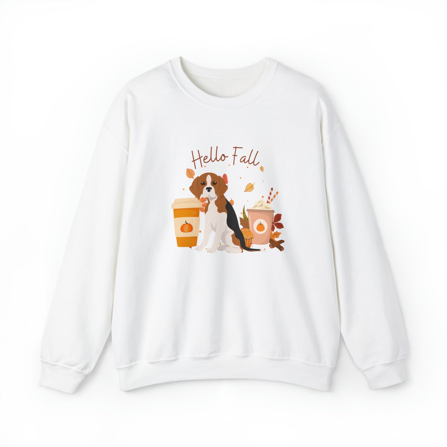 Beagle Dog Fall Halloween Unisex Heavy Blend Crewneck Sweatshirt