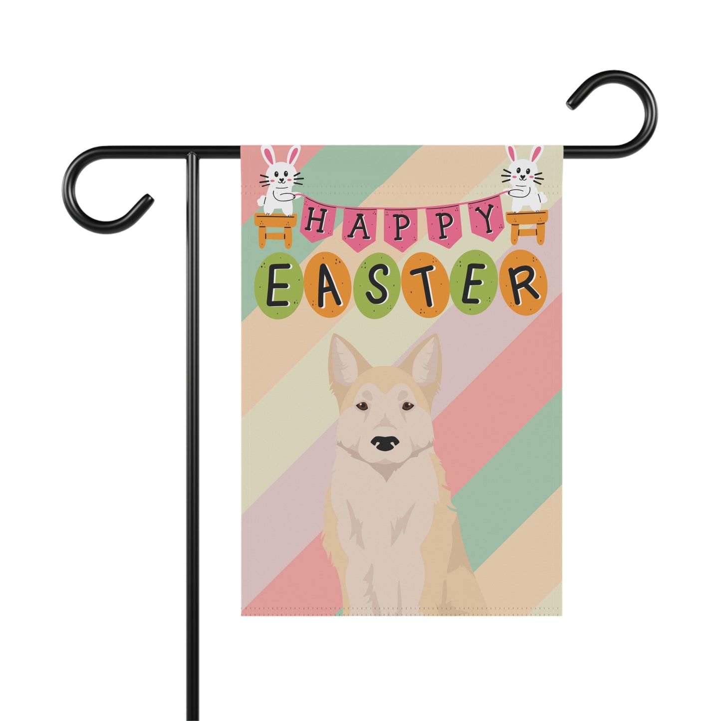 West Siberian Laika Dog Easter Garden Flag