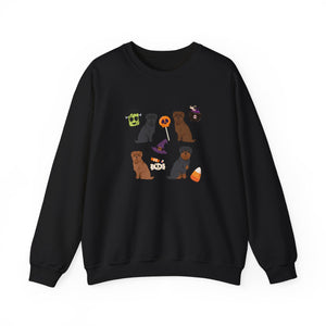 Affenpinscher Dog Fall Halloween Unisex Heavy Blend Crewneck Sweatshirt