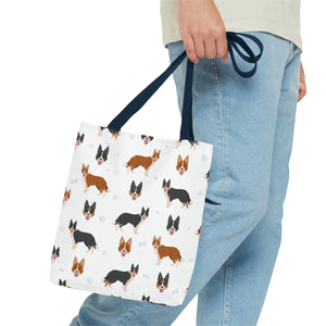 Welsh Sheepdog Dog Tote Bag, Sheepdog Dog Mom Gift