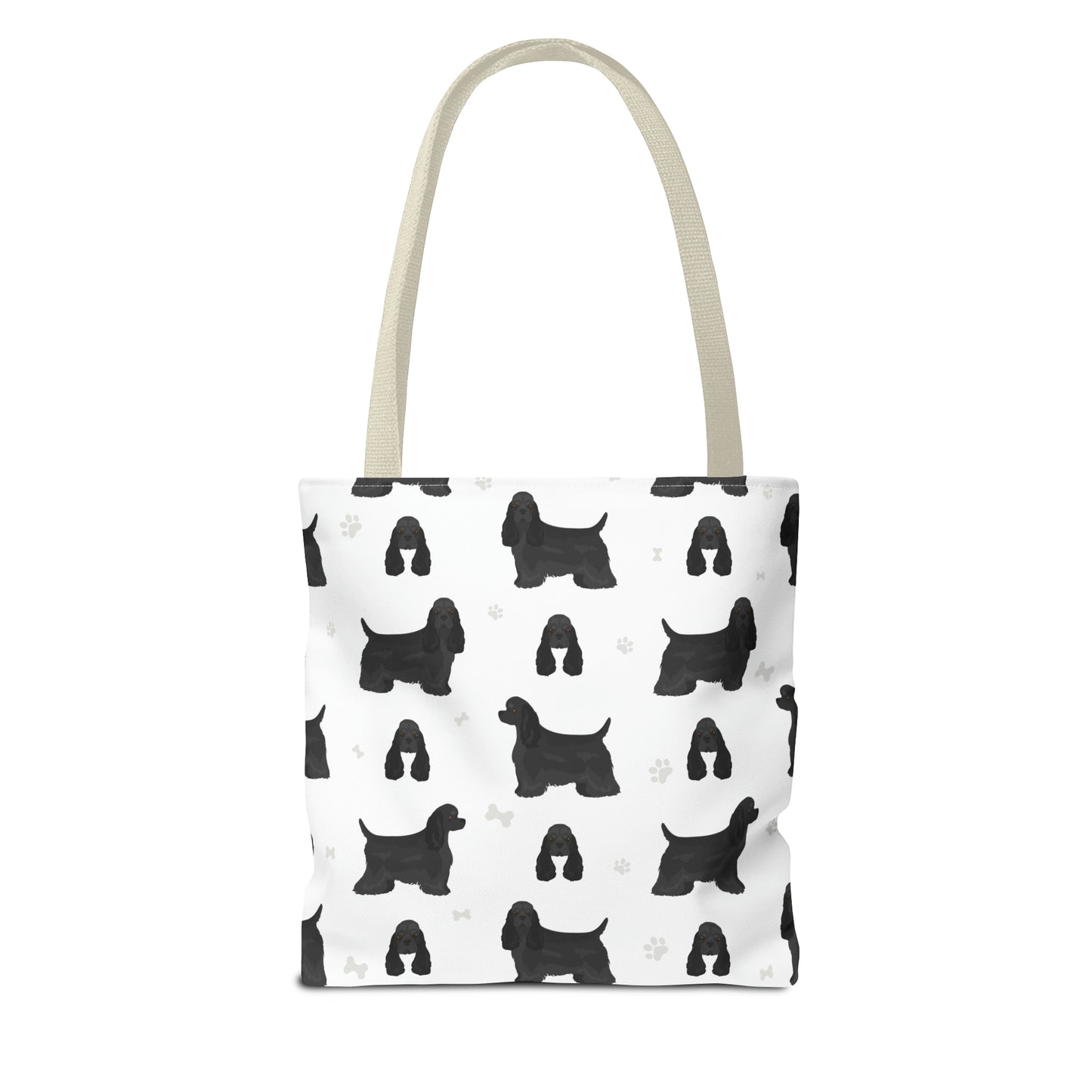 American Cocker Spaniel Dog Tote Bag, Cocker Spaniel Dog Mom Gift