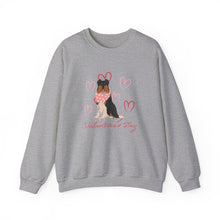 Load image into Gallery viewer, Collie Dog Valentines Day Unisex Heavy Blend Crewneck Sweatshirt
