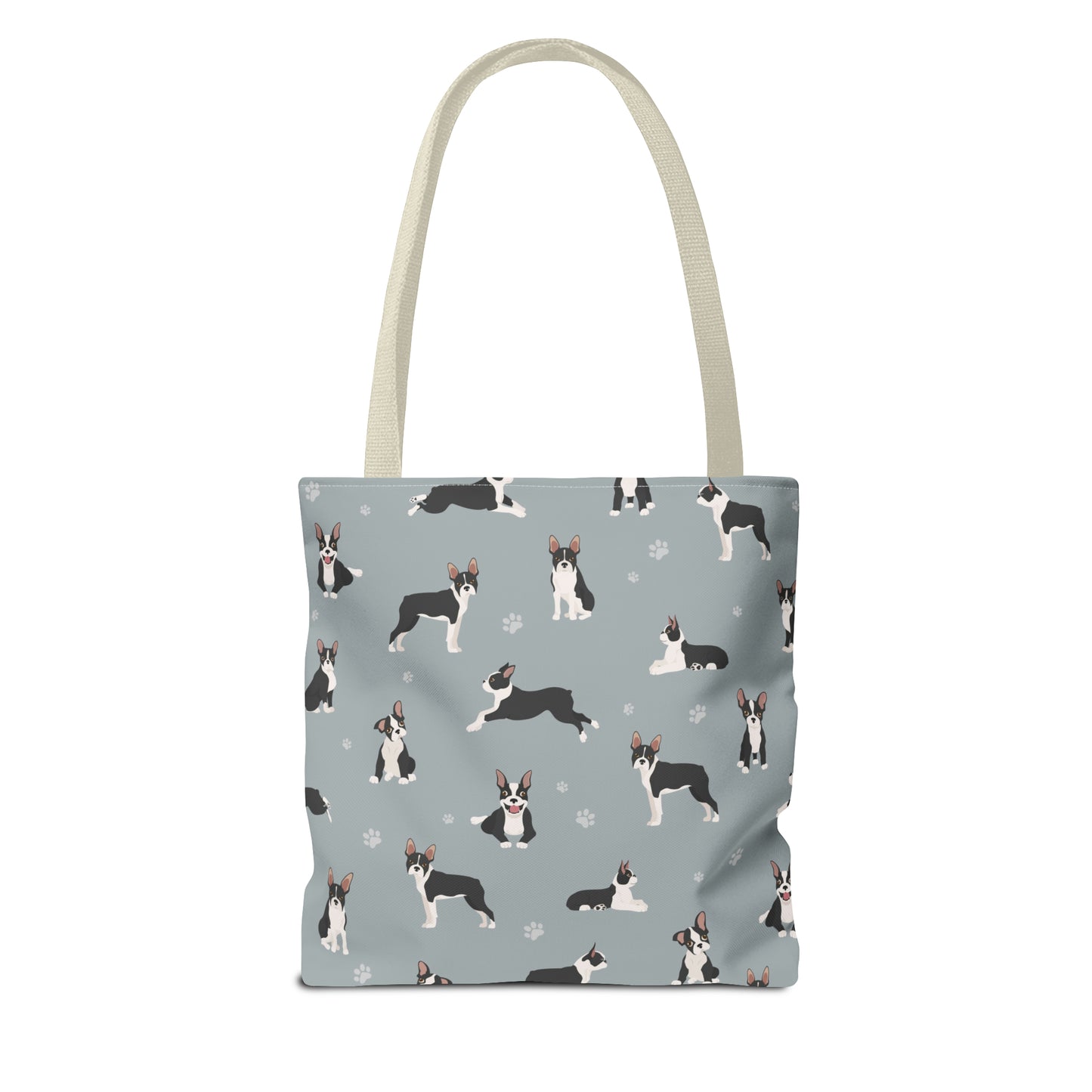 Boston Terrier Dog Tote Bag, Terrier Dog Mom Gift