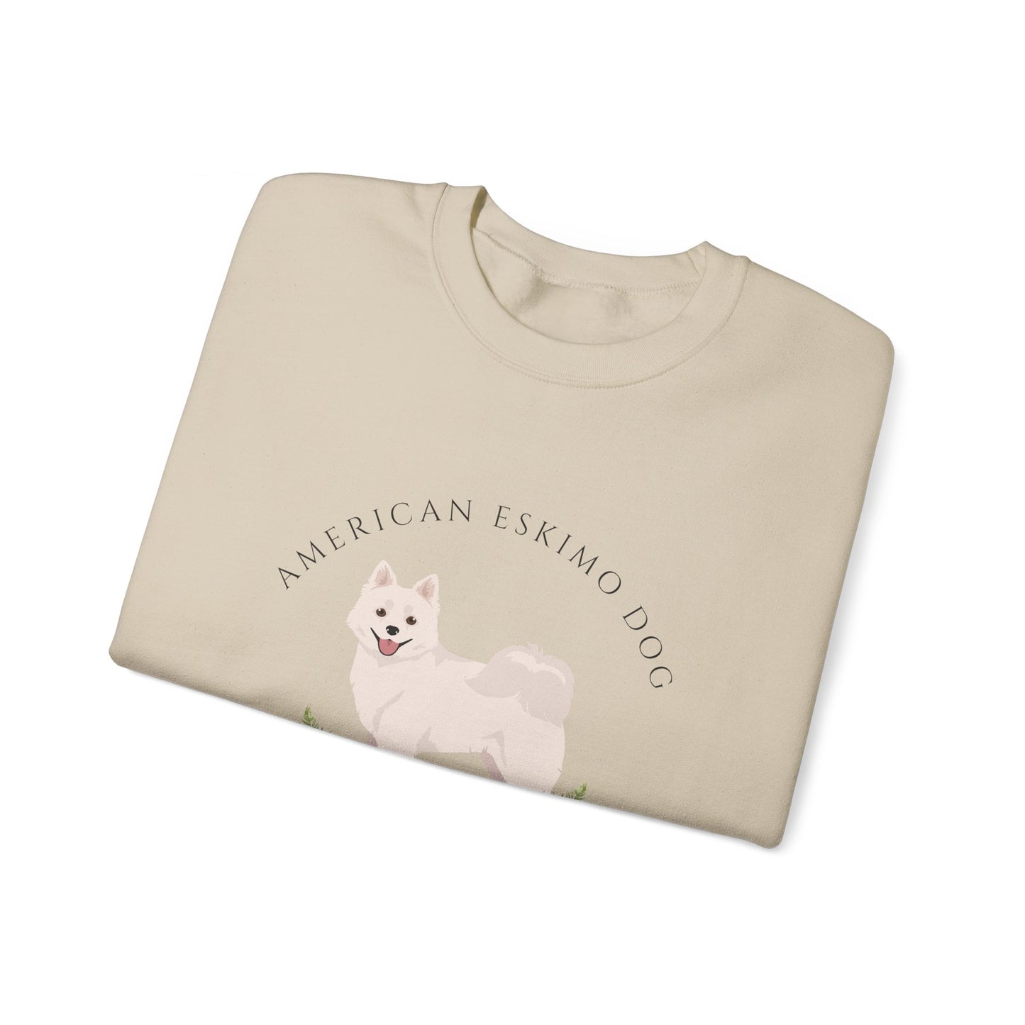 American Eskimo Dog Social Club Unisex Heavy Blend Crewneck Sweatshirt, Dog Mom Gift