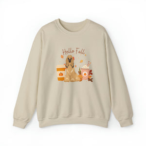 Afghan Hound Dog Fall Halloween Unisex Heavy Blend Crewneck Sweatshirt