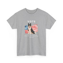 Load image into Gallery viewer, Welsh Sheepdog Dog Vote 2024, Election Unisex Heavy Cotton Tee, Dog Mom Gift, AKC
