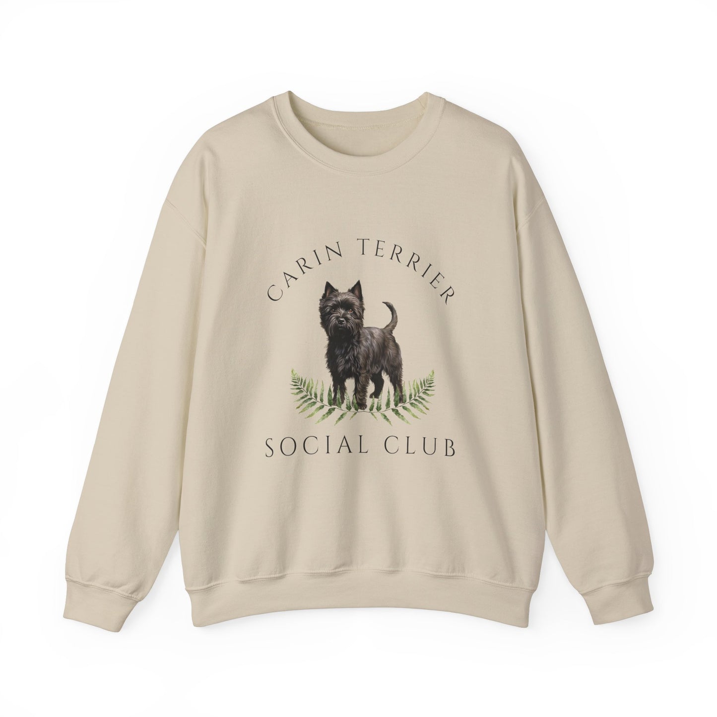 Cairn Terrier Dog Social Club Unisex Heavy Blend Crewneck Sweatshirt, Terrier Dog Mom Gift