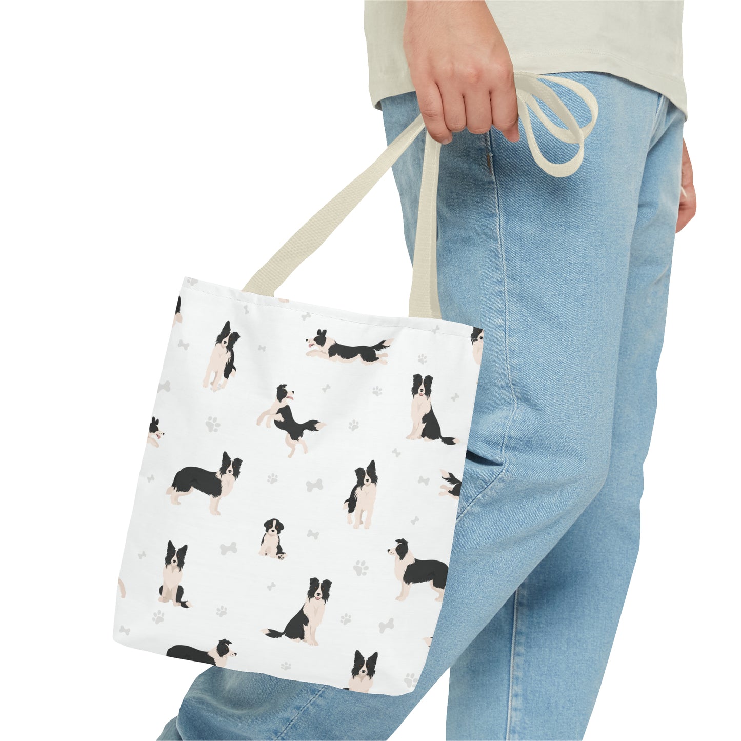 Border Collie Dog Tote Bag, Akita Dog Mom Gift