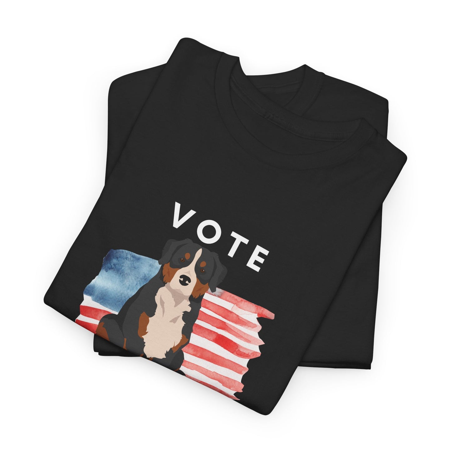 Bernese Mountain Dog Vote 2024, Election Unisex Heavy Cotton Tee, Dog Mom Gift, AKC