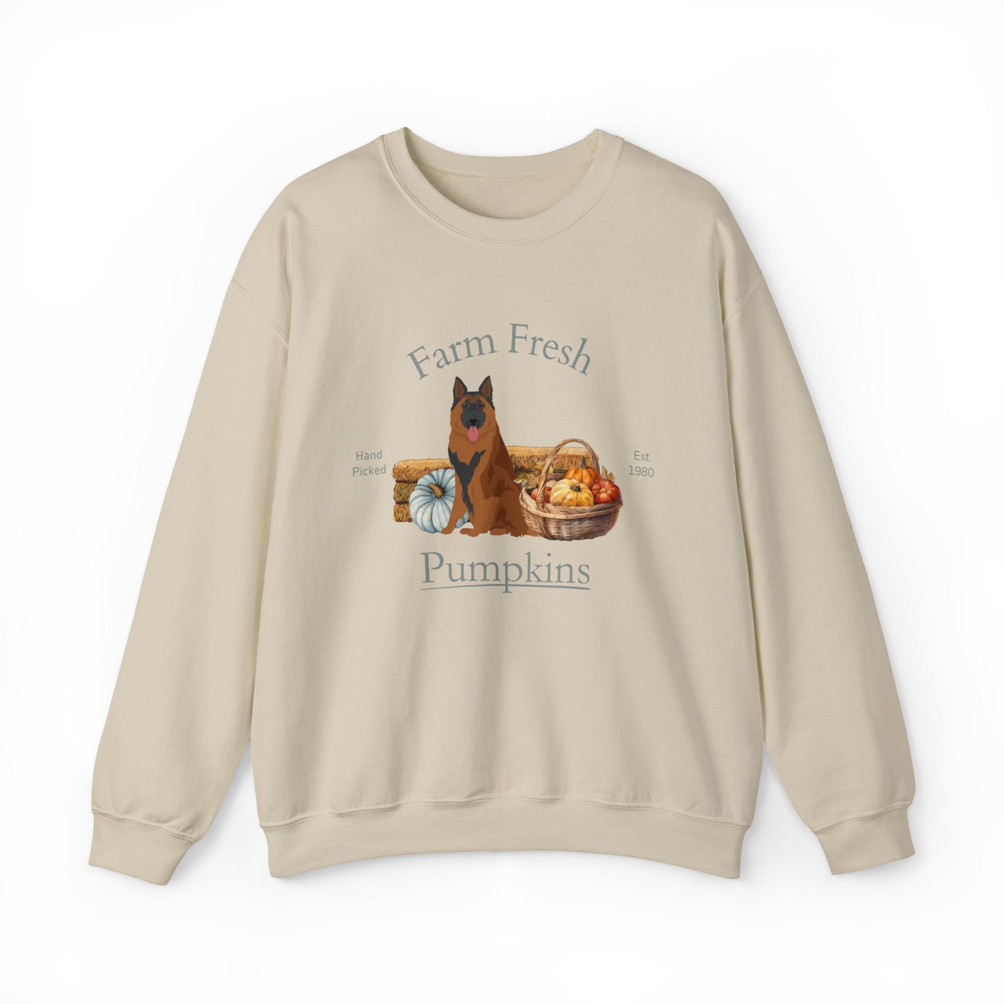 Belgian Tervuren Dog Fall Halloween Unisex Heavy Blend Crewneck Sweatshirt