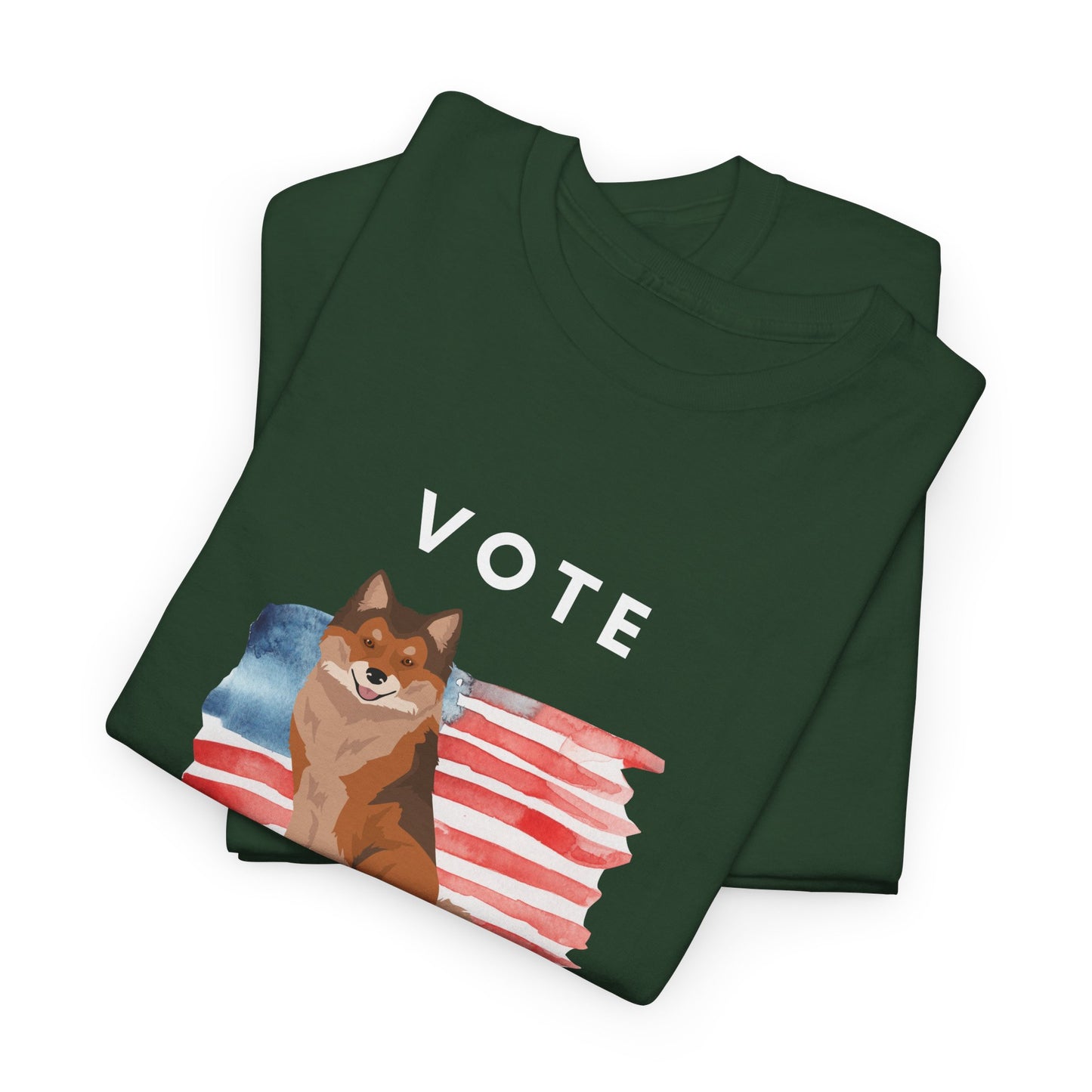 Nenets Herding Laika Dog Vote 2024, Election Unisex Heavy Cotton Tee, Dog Mom Gift, AKC