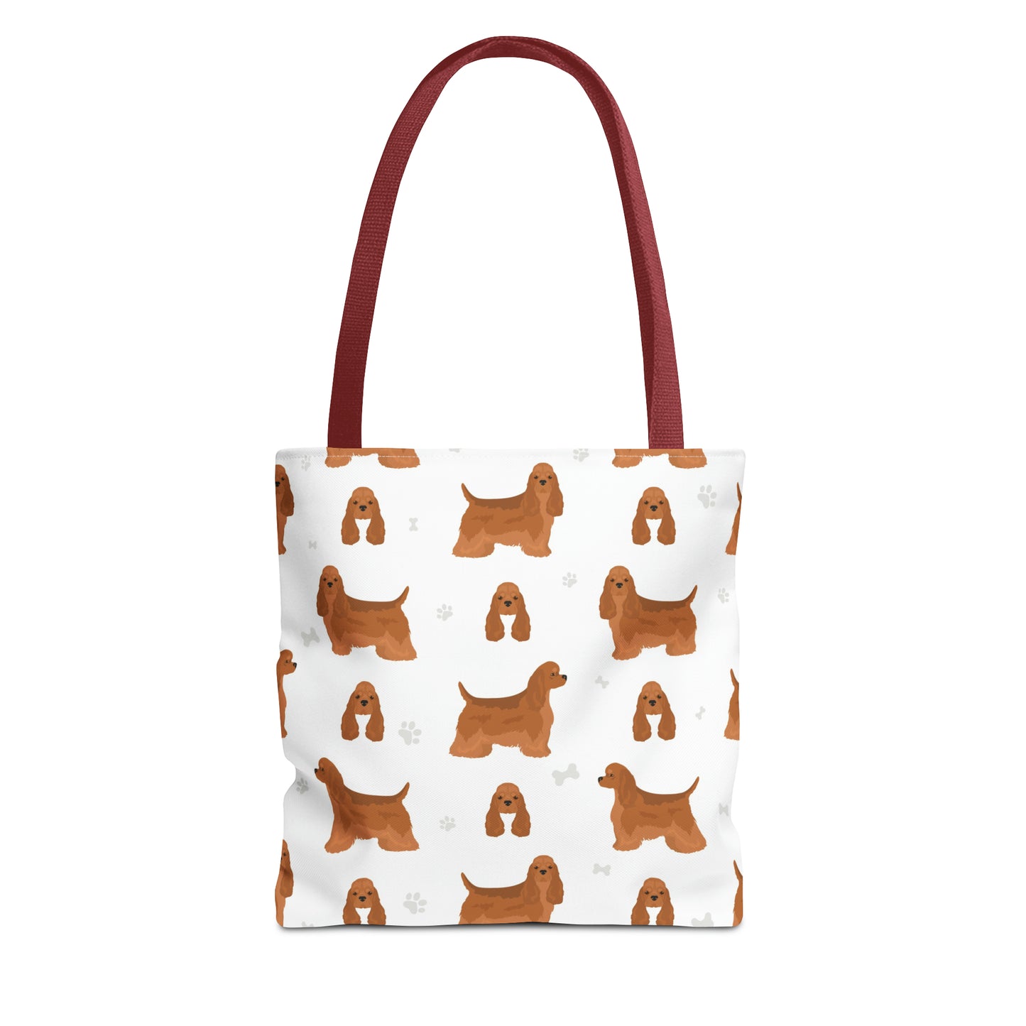 American Cocker Spaniel Dog Tote Bag, Cocker Spaniel Dog Mom Gift