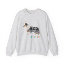 Load image into Gallery viewer, Rough Collie Dog Show Stopper Unisex Heavy Blend Crewneck Sweatshirt,Dog Mom Gift
