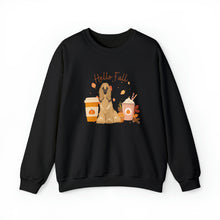 Load image into Gallery viewer, Afghan Hound Dog Fall Halloween Unisex Heavy Blend Crewneck Sweatshirt
