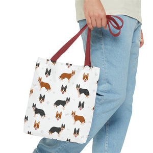 Welsh Sheepdog Dog Tote Bag, Sheepdog Dog Mom Gift