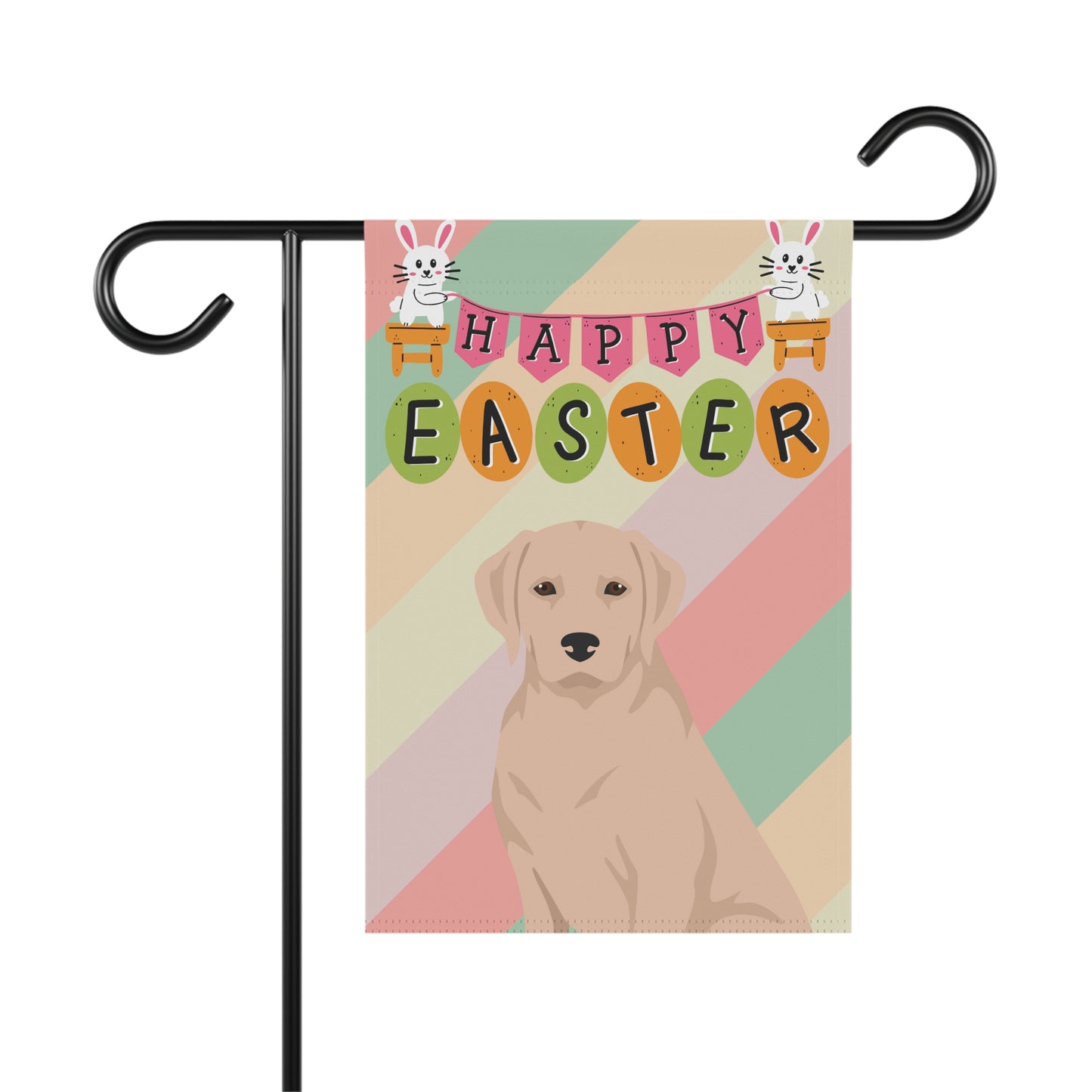 Labrador Retriever Dog Easter Garden Flag