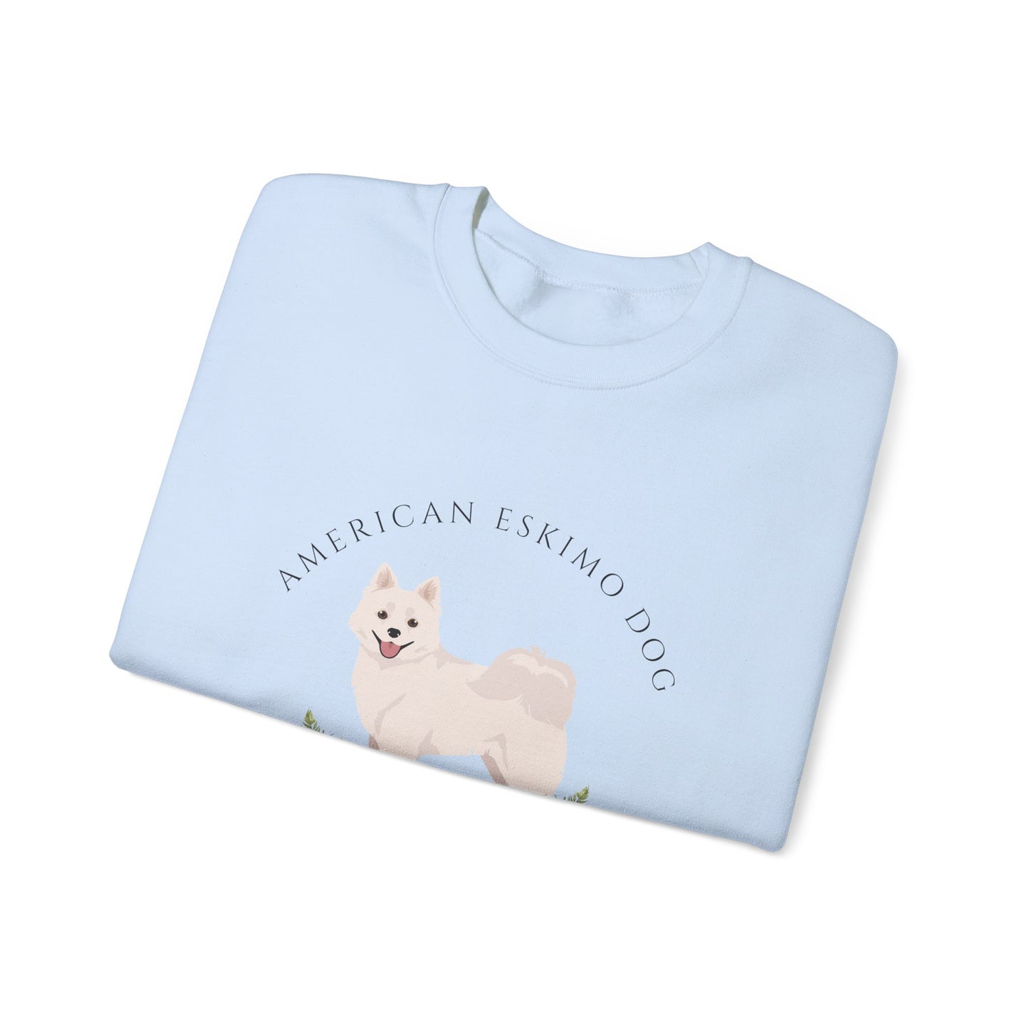 American Eskimo Dog Social Club Unisex Heavy Blend Crewneck Sweatshirt, Dog Mom Gift