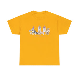 Shiba Inu Halloween Unisex Heavy Cotton Tee