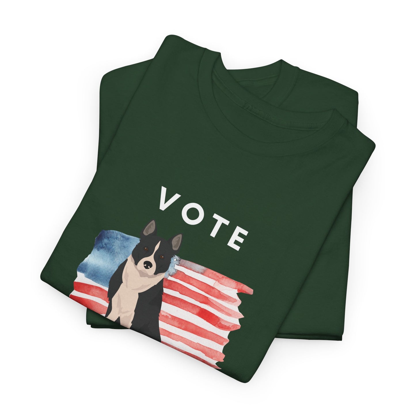 Karelian Bear Dog Vote 2024, Election Unisex Heavy Cotton Tee, Dog Mom Gift, AKC