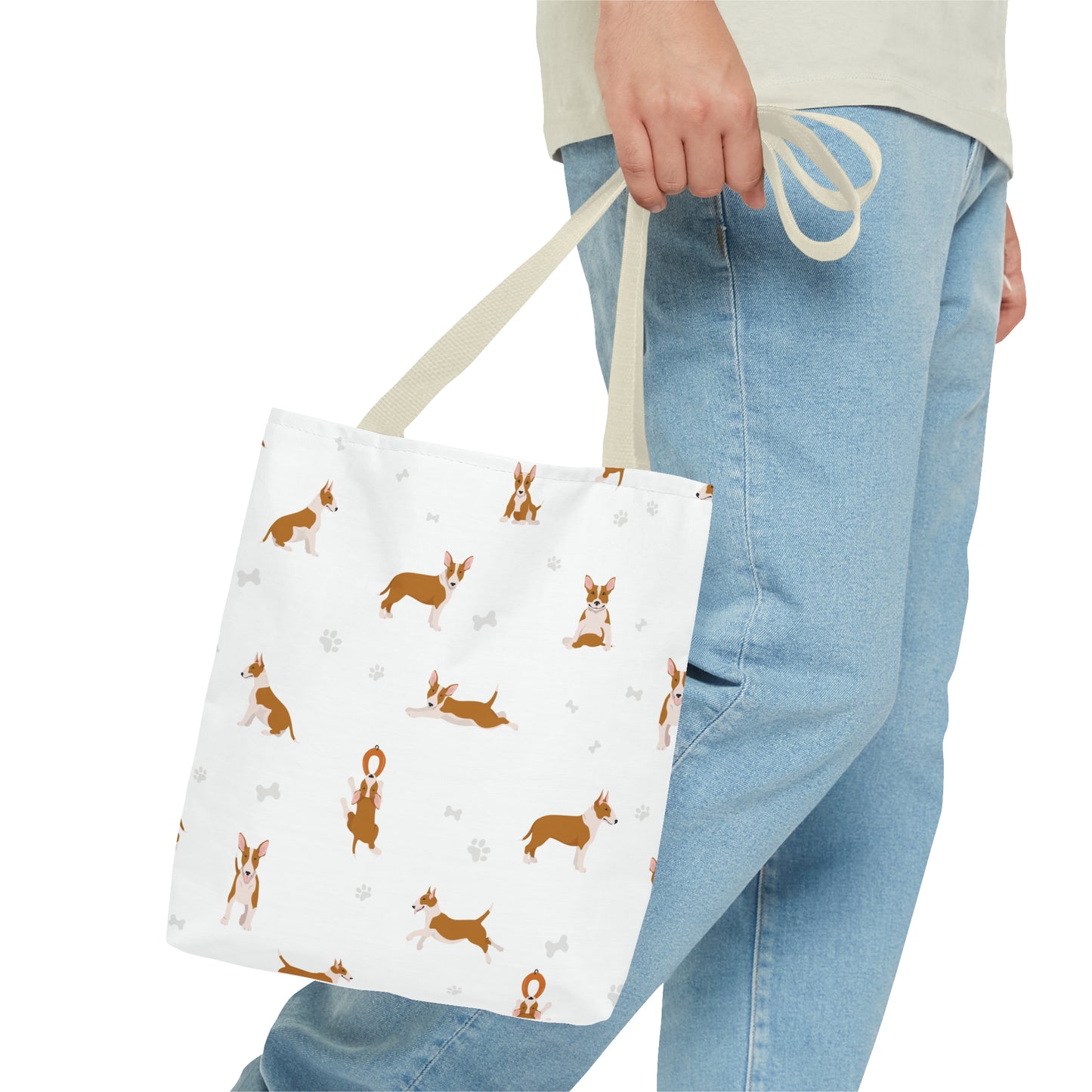 Bull Terrier Dog Tote Bag, Bull Terrier Dog Mom Gift