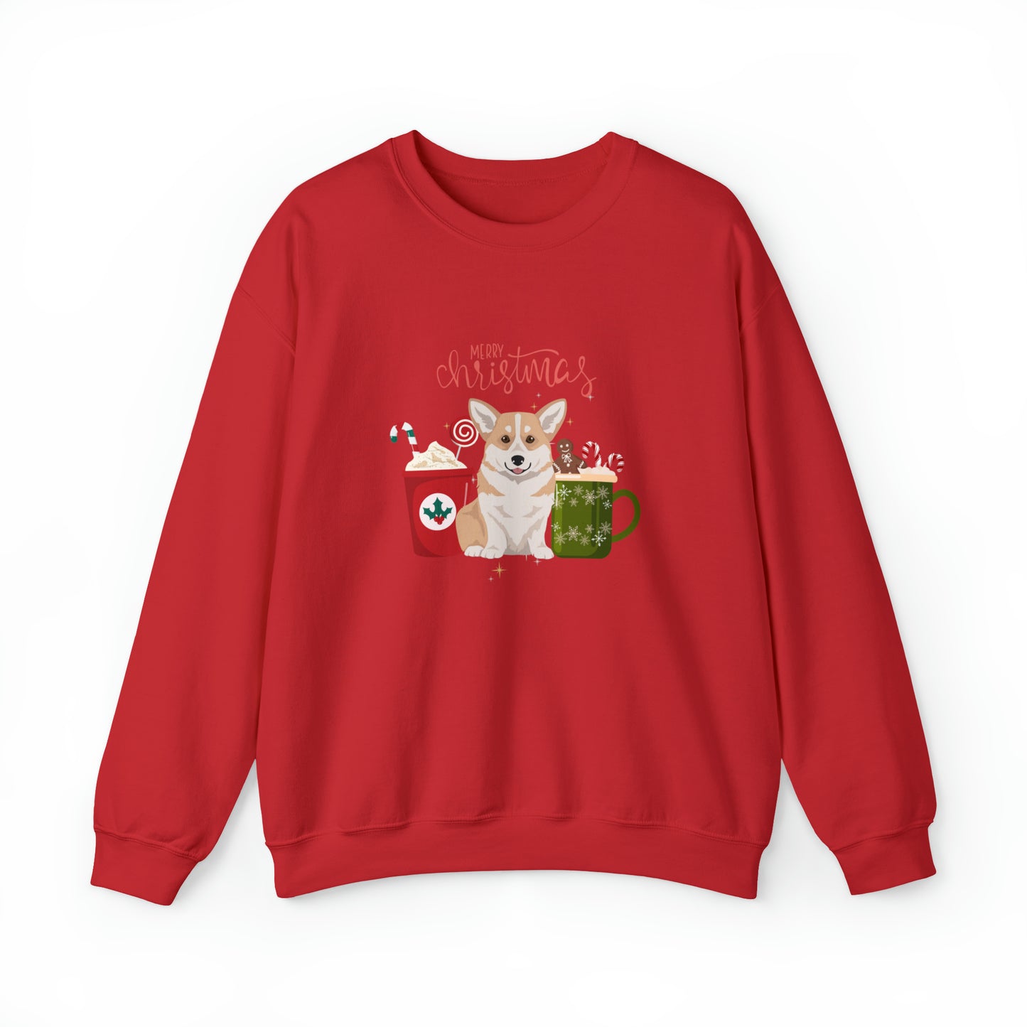 Pembroke Welsh Corgi Dog Christmas Unisex Heavy Blend Crewneck Sweatshirt