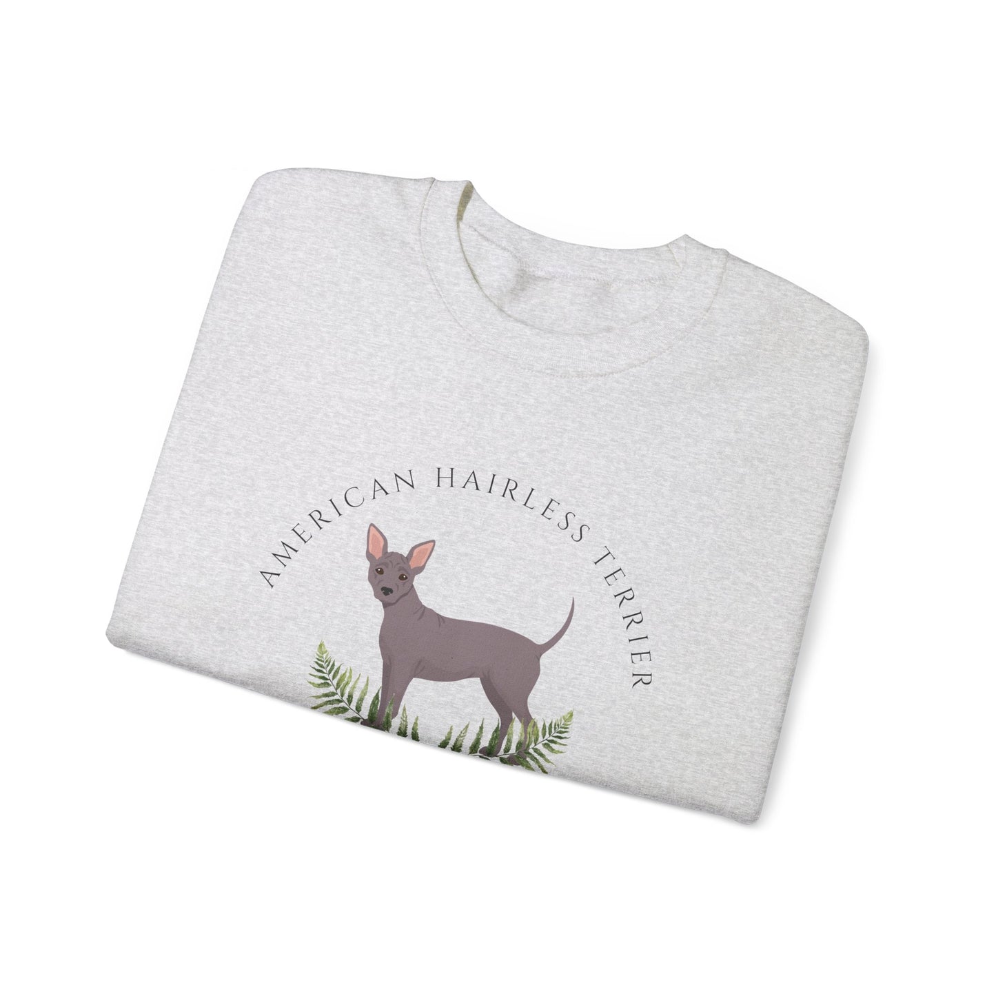 American Hairless Terrier Dog Social Club Unisex Heavy Blend Crewneck Sweatshirt, Dog Mom Gift