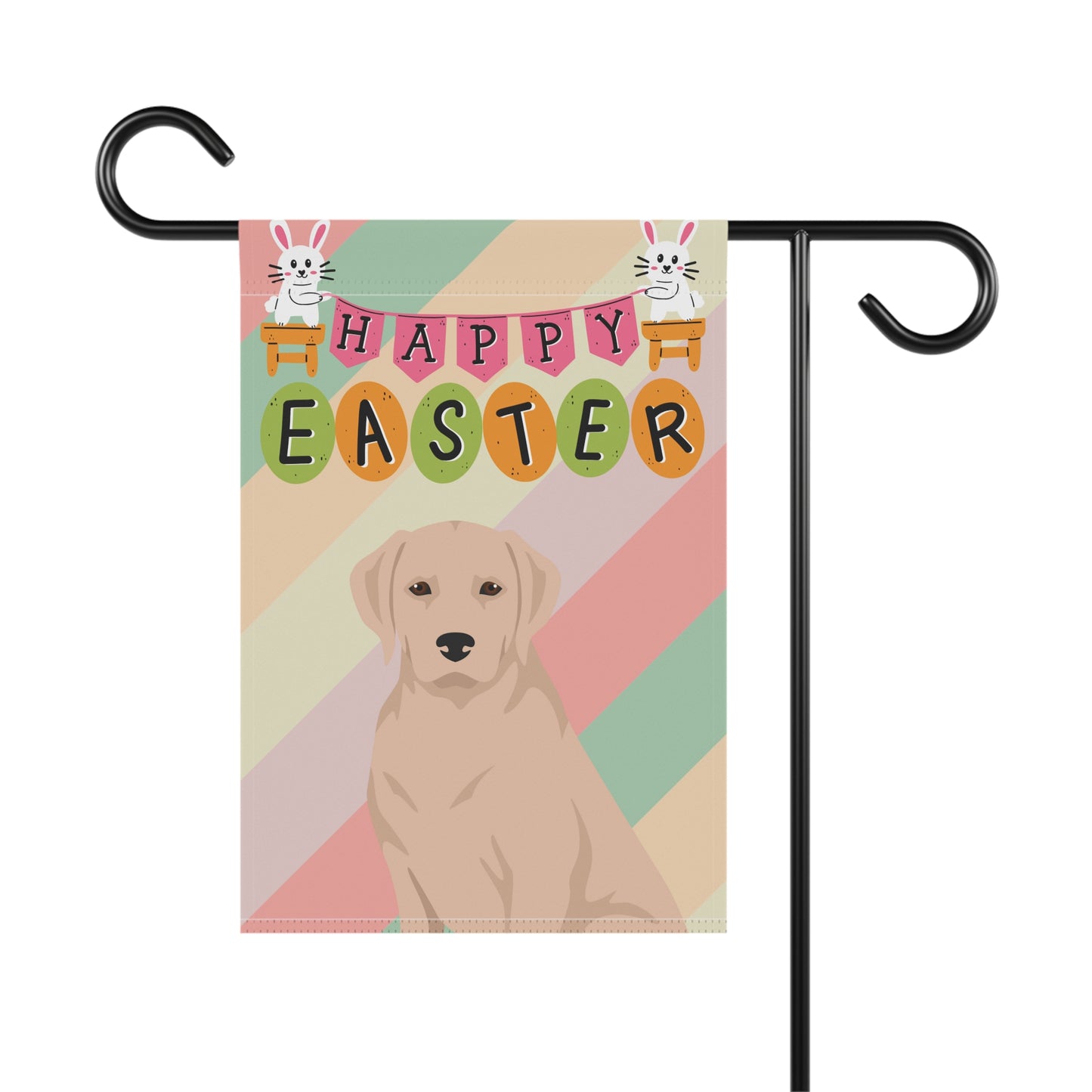 Labrador Retriever Dog Easter Garden Flag