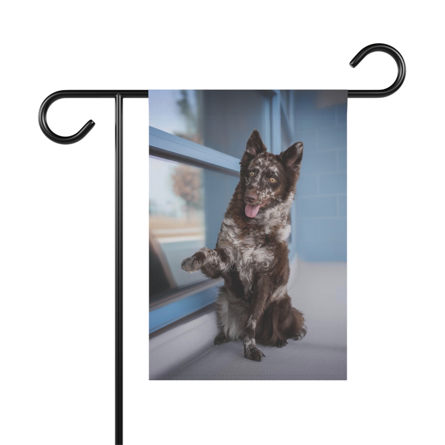 Mudi Dog Garden Flag