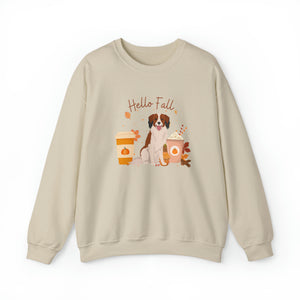 Kooikerhondje Dog Fall Halloween Unisex Heavy Blend Crewneck Sweatshirt