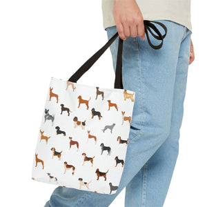 AKC Hound Dog Group Tote Bag, Dog Mom Gift