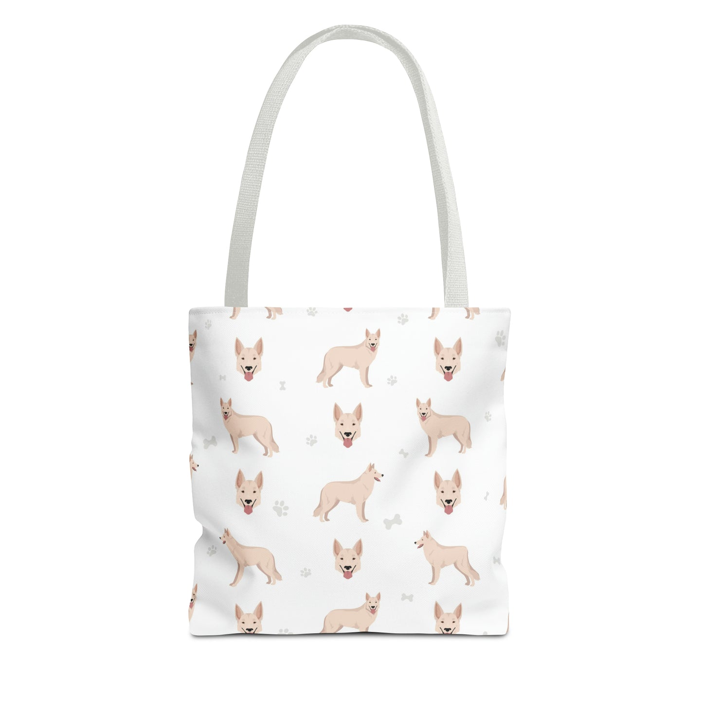 White Swiss Shepherd Dog Tote Bag, Pyrenees Dog Mom Gift