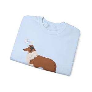 Collie Dog Show Stopper Unisex Heavy Blend Crewneck Sweatshirt,Dog Mom Gift