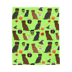 Affenpinscher Dog Halloween Velveteen Plush Blanket