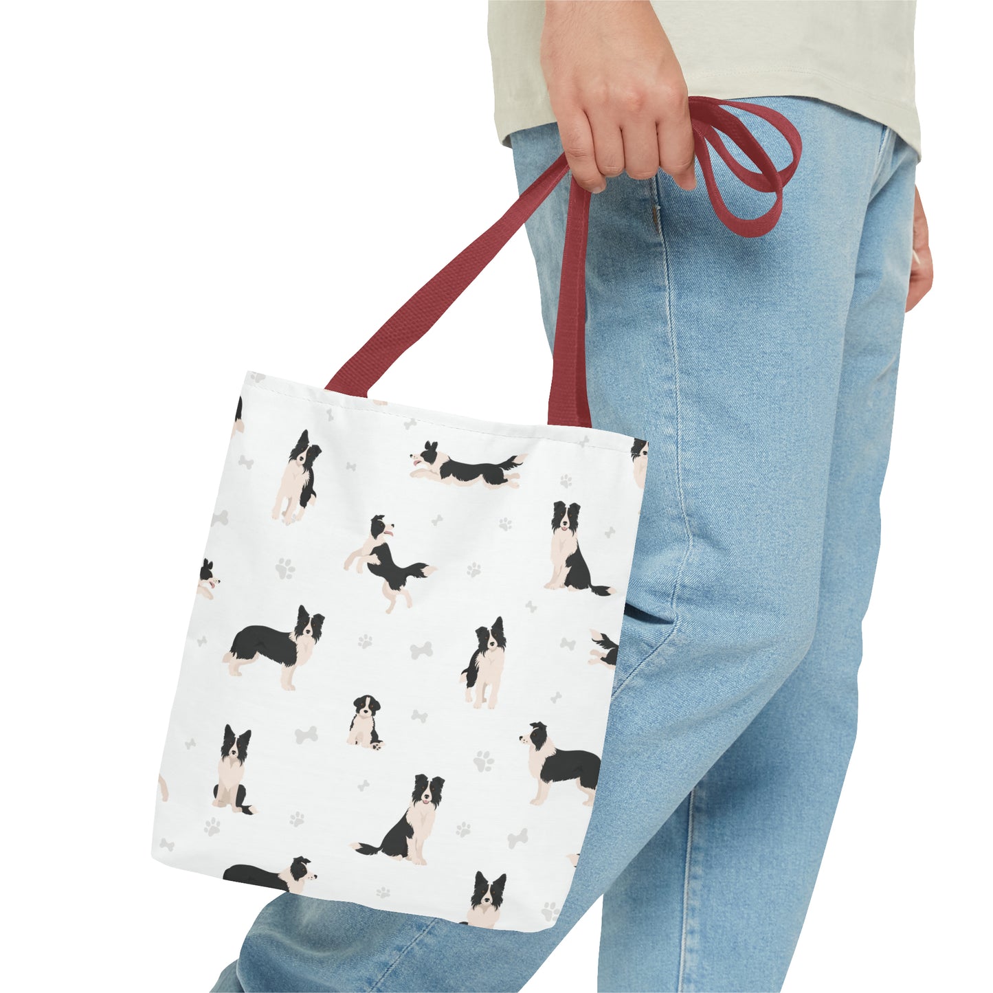 Border Collie Dog Tote Bag, Akita Dog Mom Gift