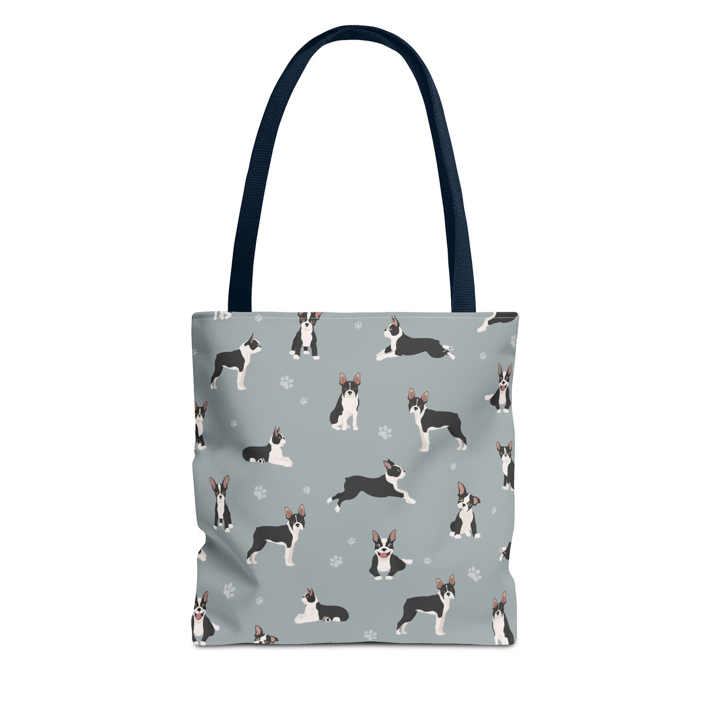 Boston Terrier Dog Tote Bag, Terrier Dog Mom Gift