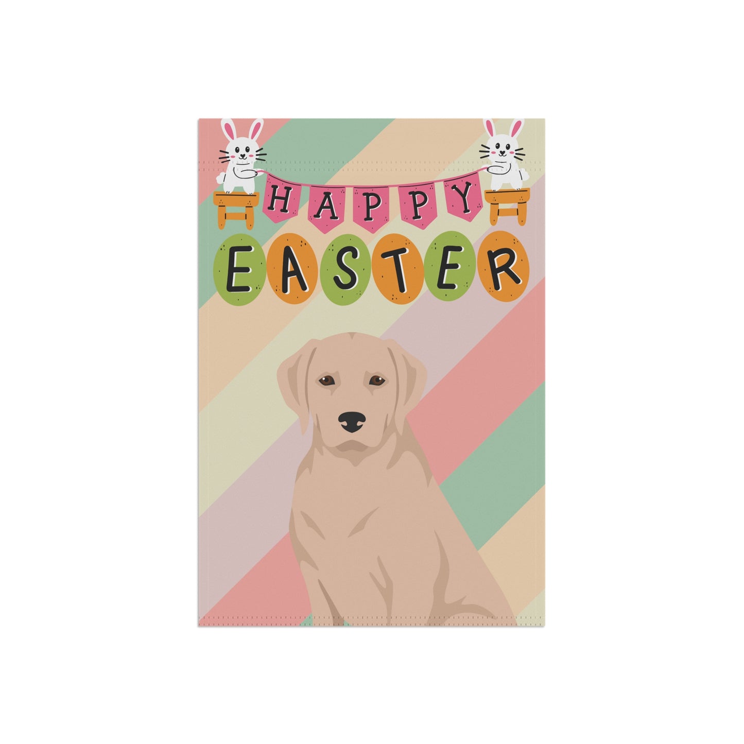 Labrador Retriever Dog Easter Garden Flag