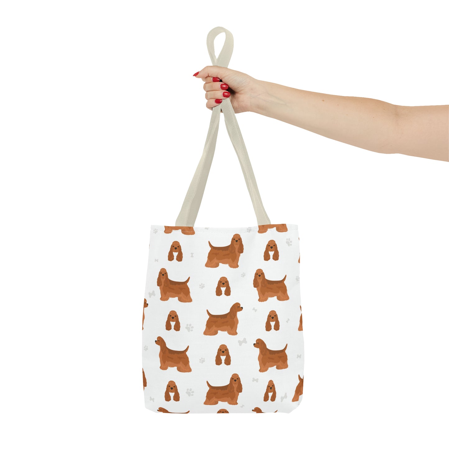 American Cocker Spaniel Dog Tote Bag, Cocker Spaniel Dog Mom Gift