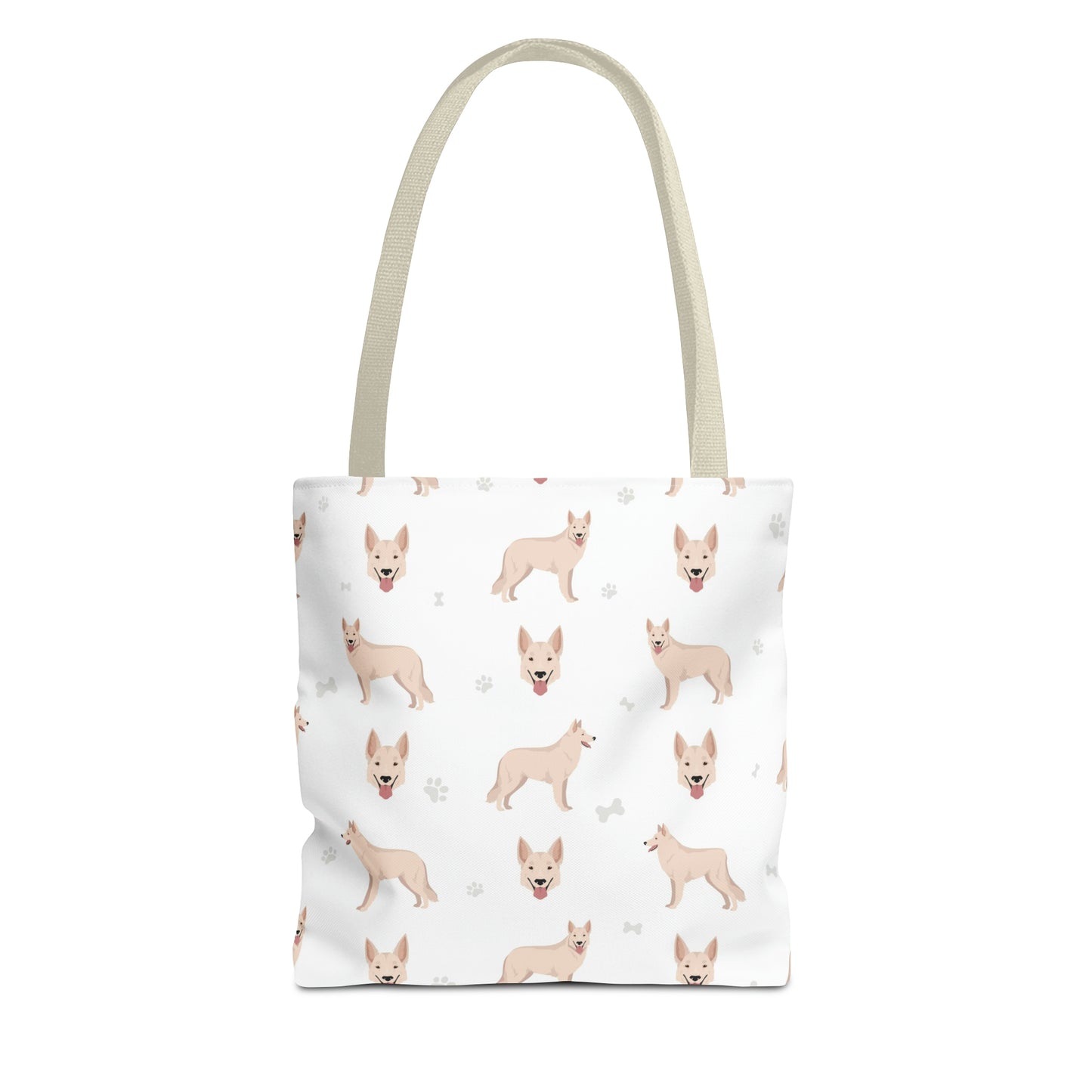 White Swiss Shepherd Dog Tote Bag, Pyrenees Dog Mom Gift