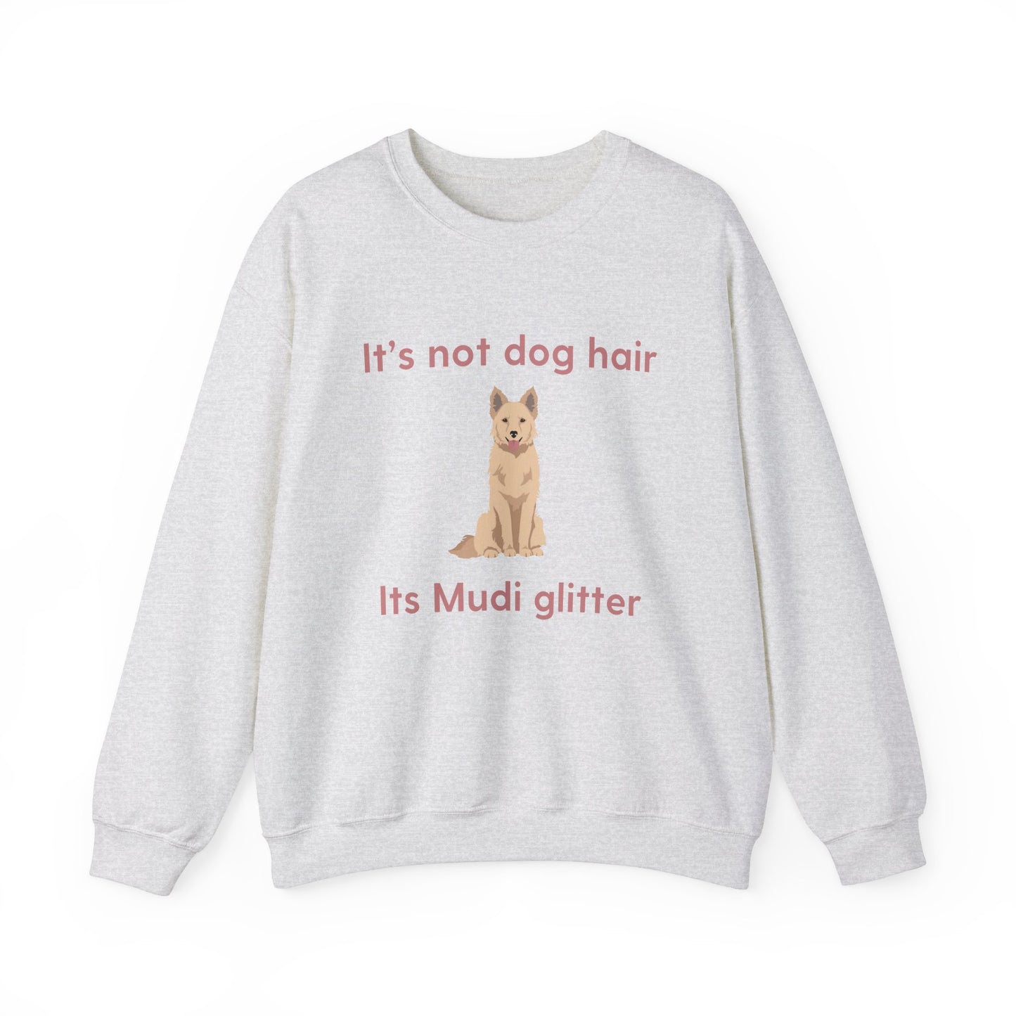 Mudi Dog Glitter Funny Unisex Heavy Blend Crewneck Sweatshirt, Mudi Mom, Mudi Gift, Mudi Lover