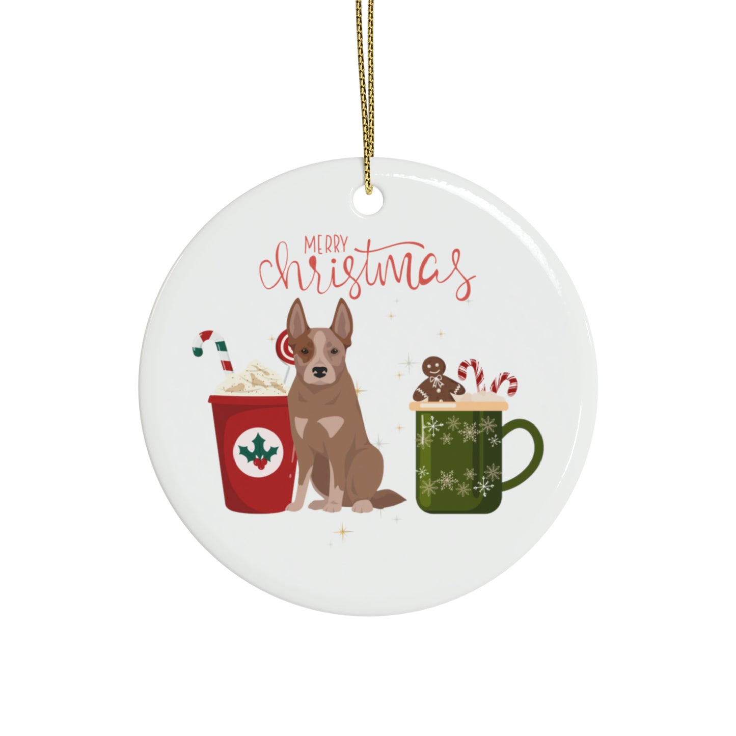 Australian Cattle Dog Ceramic Ornament