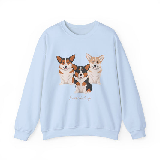 Pembroke Welsh Corgi Dog Unisex Heavy Blend Crewneck Sweatshirt, Corgi Mom, Corgi Gift, Corgi Lover