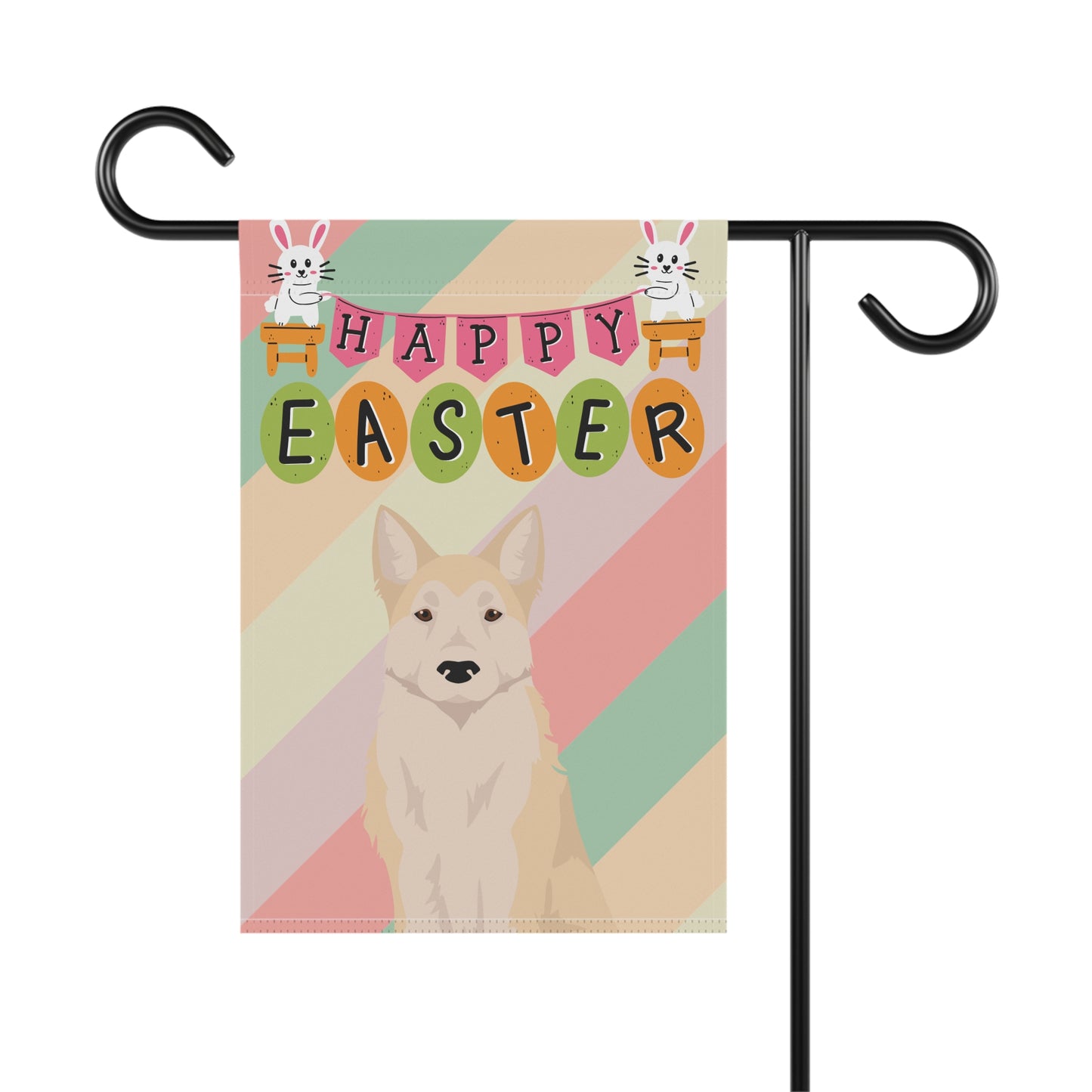 West Siberian Laika Dog Easter Garden Flag