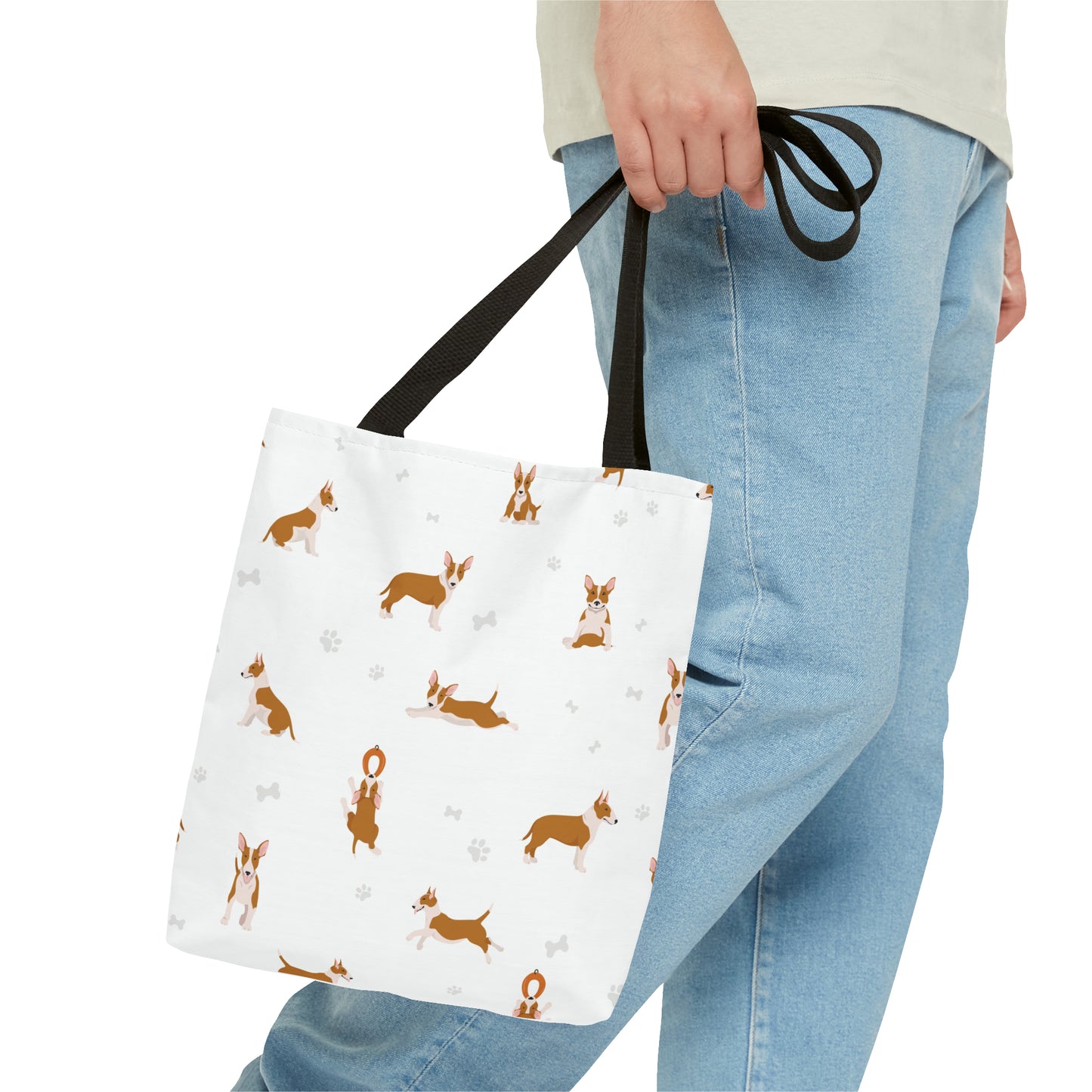 Bull Terrier Dog Tote Bag, Bull Terrier Dog Mom Gift