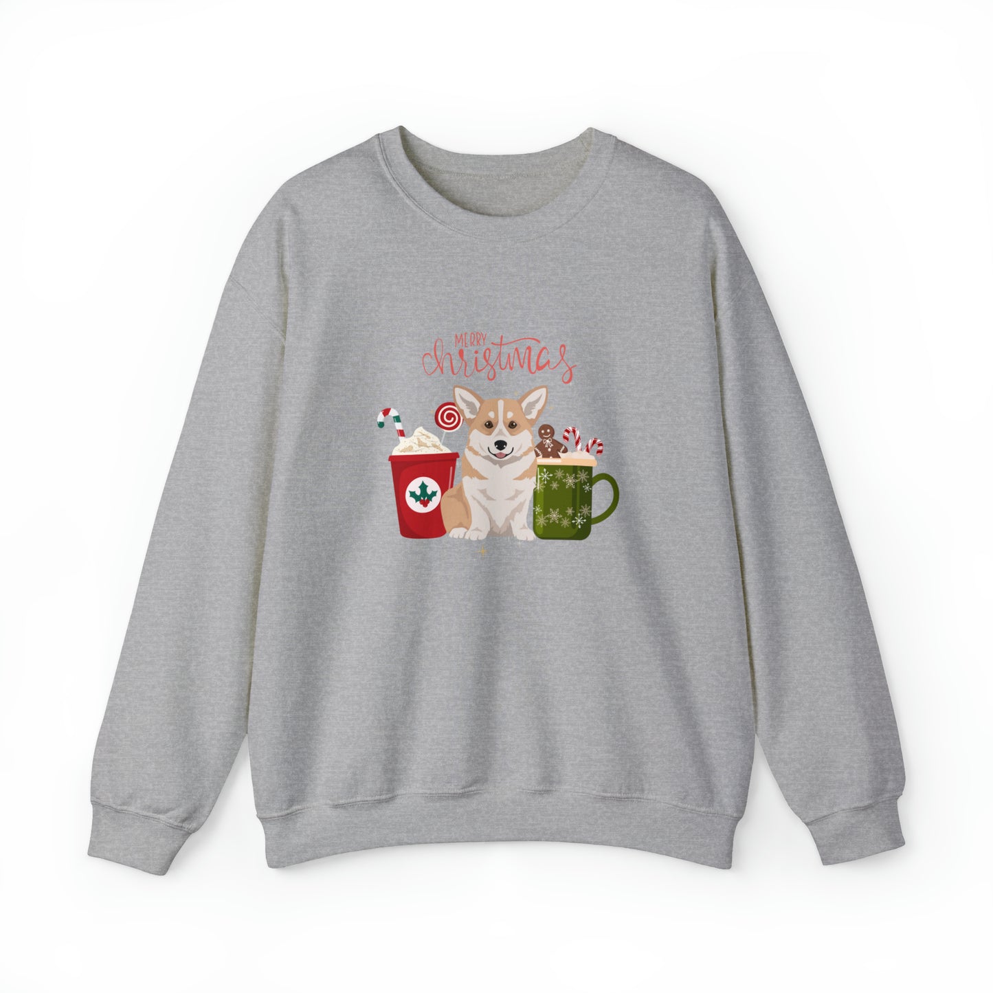 Pembroke Welsh Corgi Dog Christmas Unisex Heavy Blend Crewneck Sweatshirt