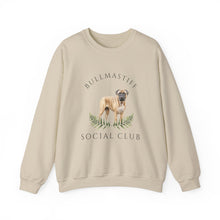 Load image into Gallery viewer, Bullmastiff Dog Social Club Unisex Heavy Blend Crewneck Sweatshirt, Bullmastiff Dog Mom Gift
