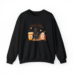 Afghan Hound Dog Fall Halloween Unisex Heavy Blend Crewneck Sweatshirt