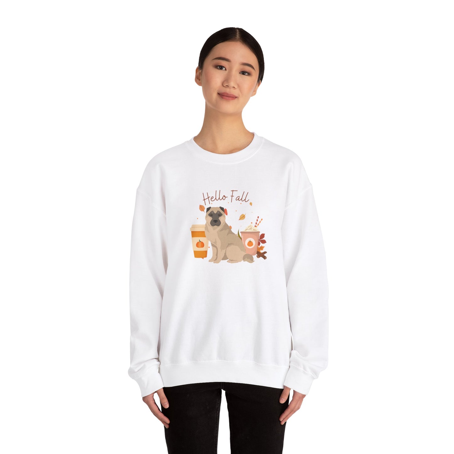 Gampr Dog Fall Unisex Heavy Blend Crewneck Sweatshirt