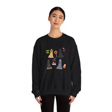 Load image into Gallery viewer, Afghan Hound Dog Fall Halloween Unisex Heavy Blend Crewneck Sweatshirt
